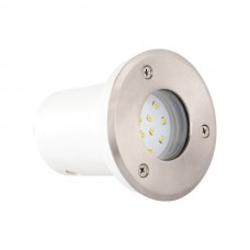 Світильник тротуарний LED 1,2W мат.хром.білий