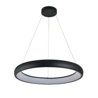 Підвісна світлодіодна люстра Horoz Electric ESSENCE 48W 4000K чорна 