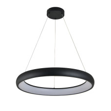 Подвесная светодиодная люстра Horoz Electric ESSENCE 48W 4000K черная