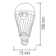 Лампа Аккумуляторная  "DURALITE-12" 12W 6400K, E27