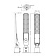Світильник вуличний  LED ROCKET-100 6400K