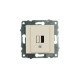 Механізм розетки USB з адаптером  Grano крем