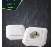 Серія LOFT білий+сірий