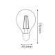 Лампа світлодіодна "FILAMENT BALL-4" 4W 4200К  E27
