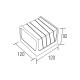 Світильник світлодіодний фасадний CUBE-G настінний